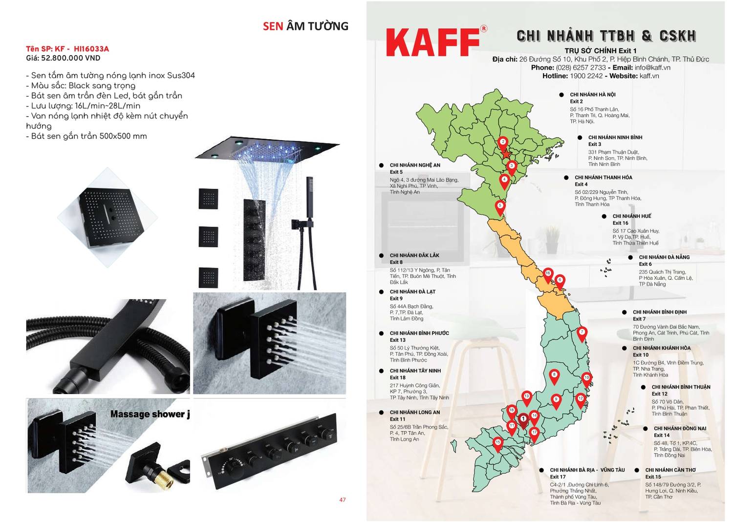Chậu rửa chén và Vòi rửa chén KAFF Bảng giá và Catalogue mới nhất 2024 /Page 24